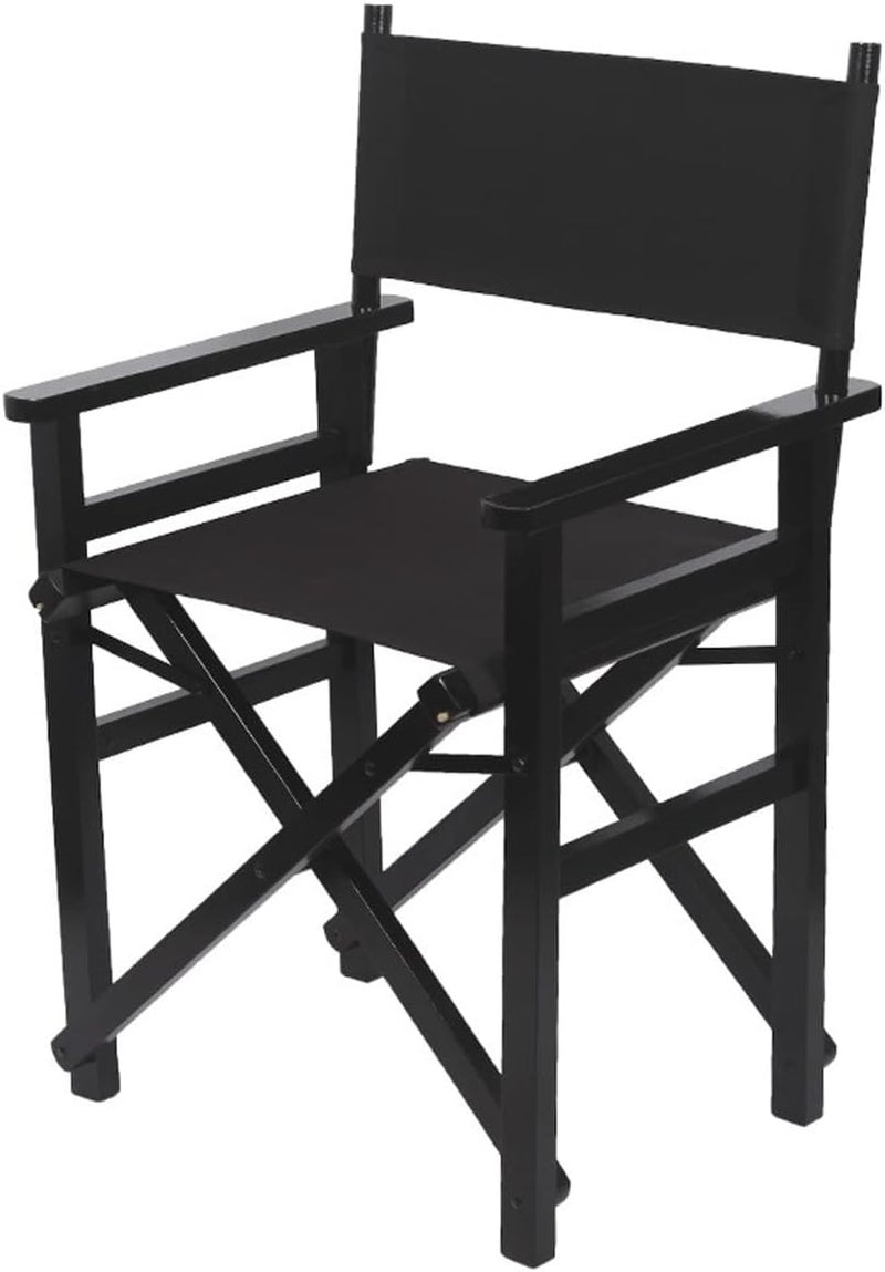 TBACW 1 Set (3pcs) 20.86" L x 16.14" W Directors Chair Canvas Replacement Director Chair Replacement Canvas with Round Fiberglass Stick for Directors Chairs Director Chair Covers Replacement Canva (Black) - Image 5